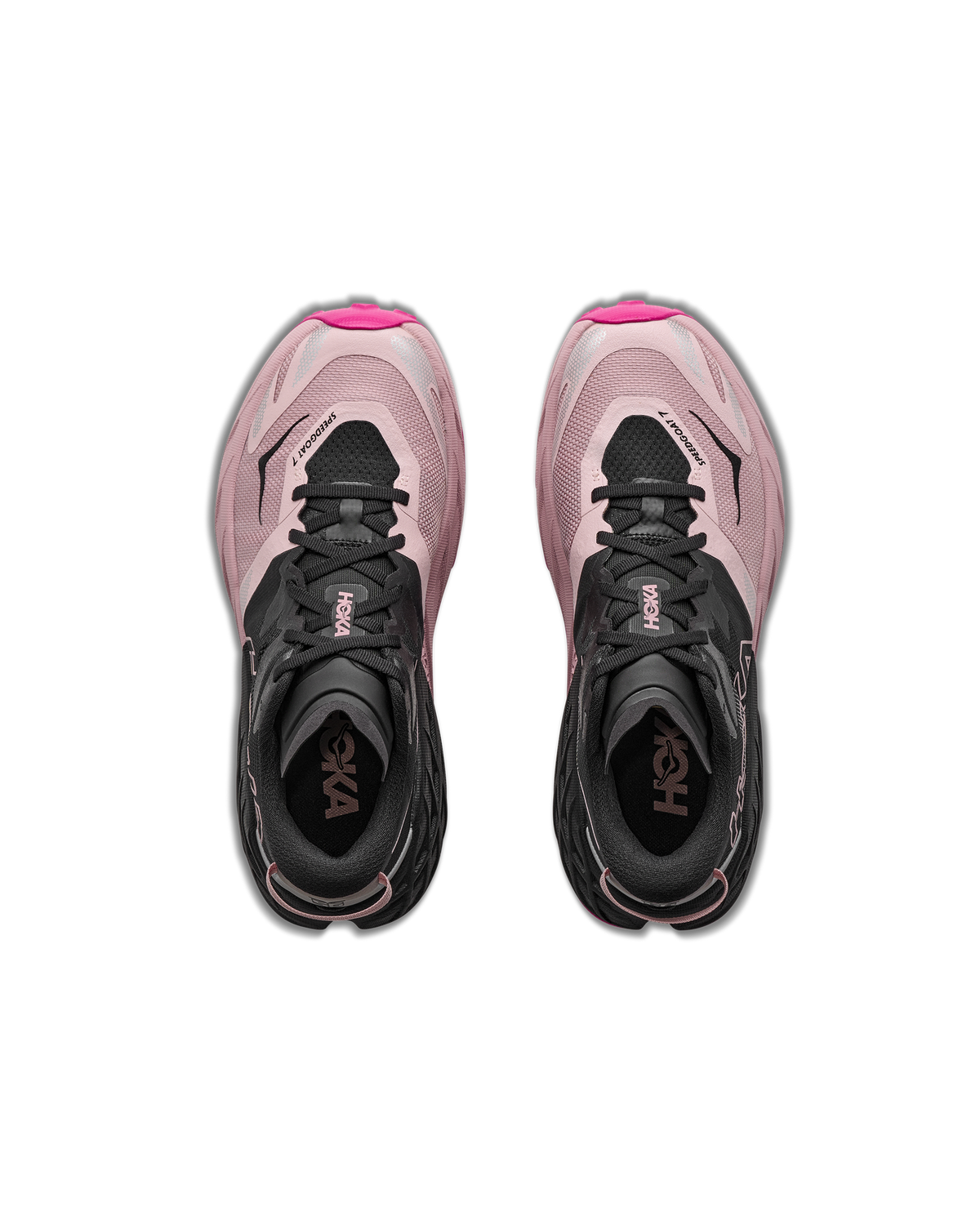 Hoka Speedgoat 7 Black / Pink Opal Dame