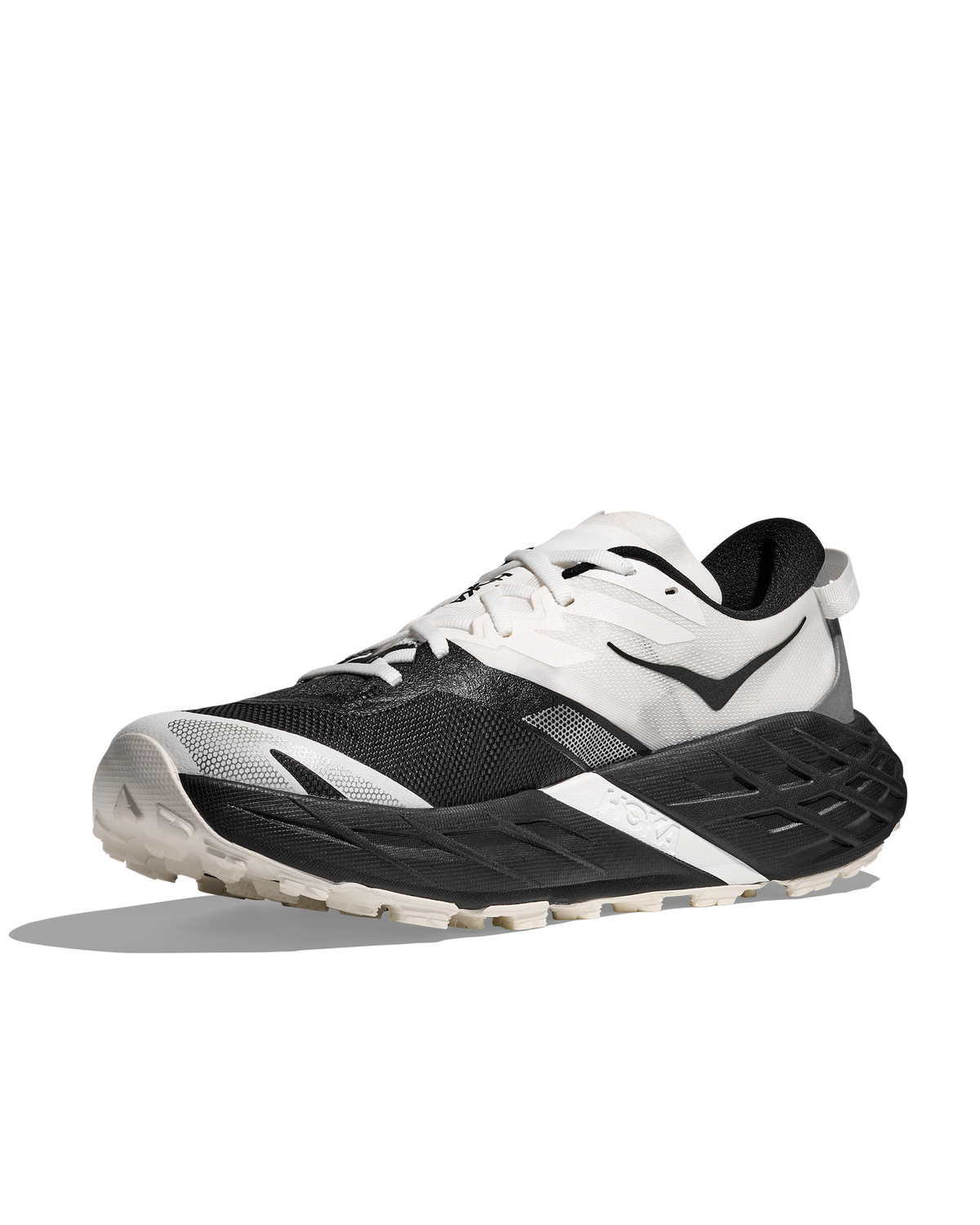Hoka Speedgoat 7 Black / White Dame