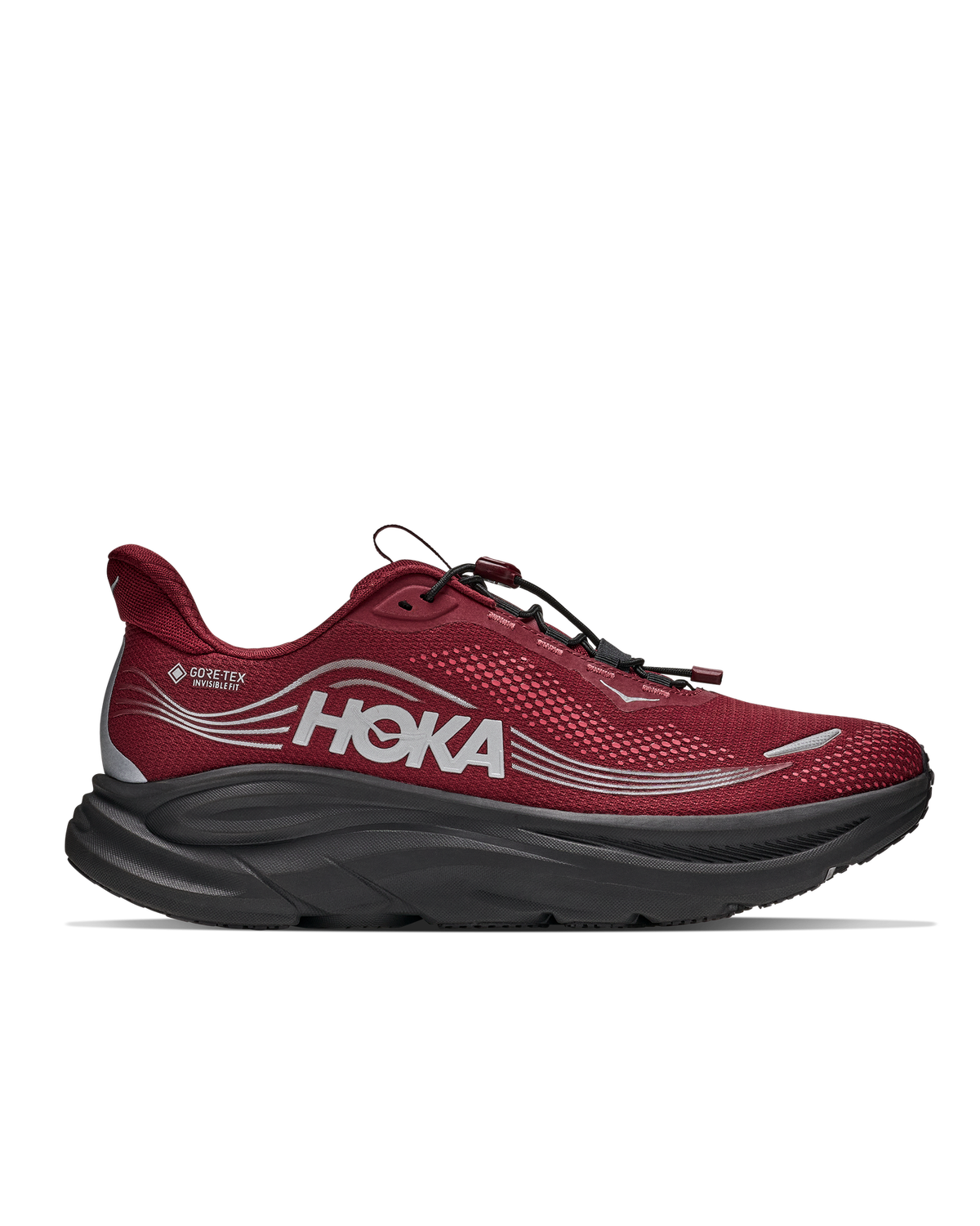 Hoka Clifton 11 GTX Varsity Burgundy / Carbon Black Herre