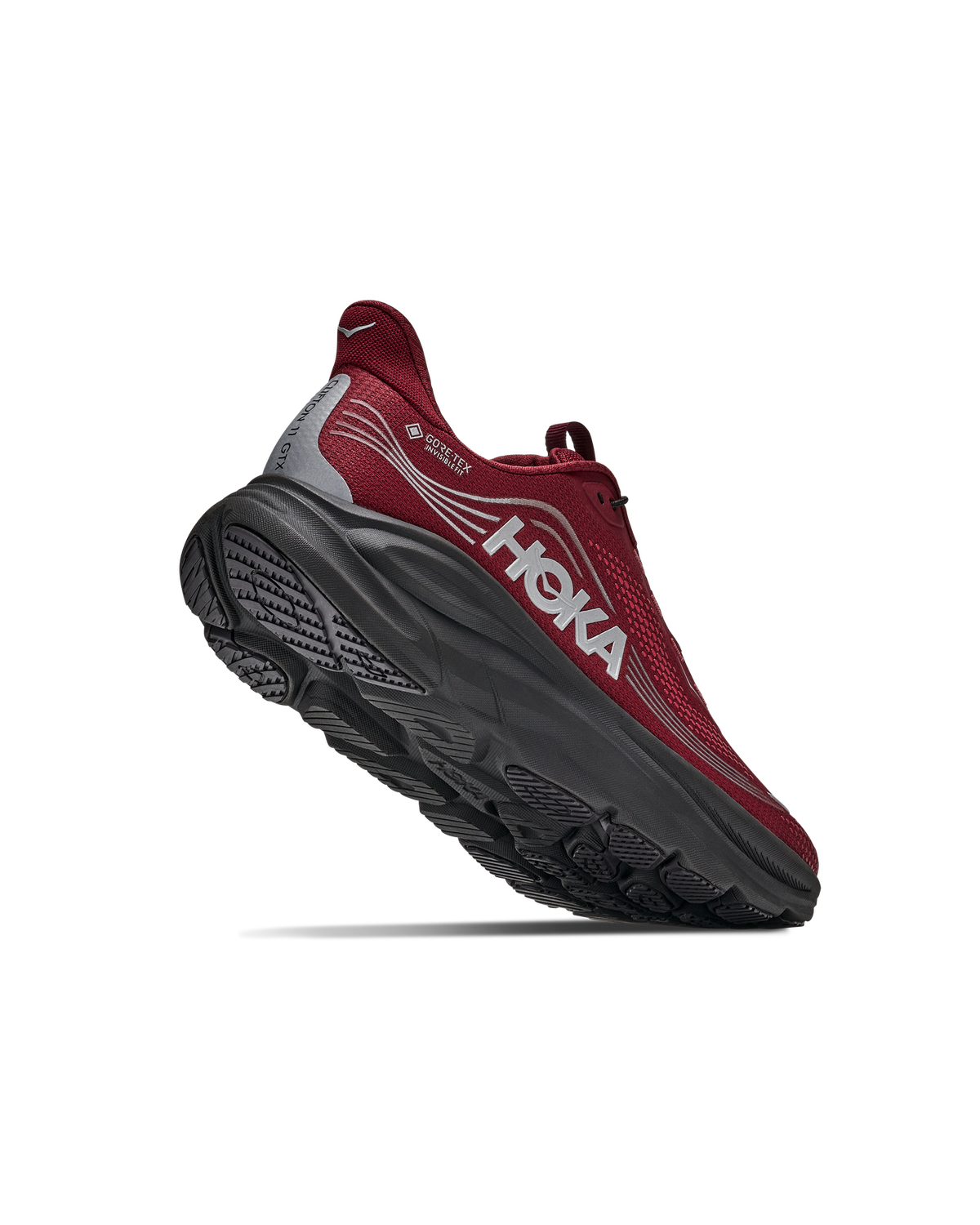 Hoka Clifton 11 GTX Varsity Burgundy / Carbon Black Herre