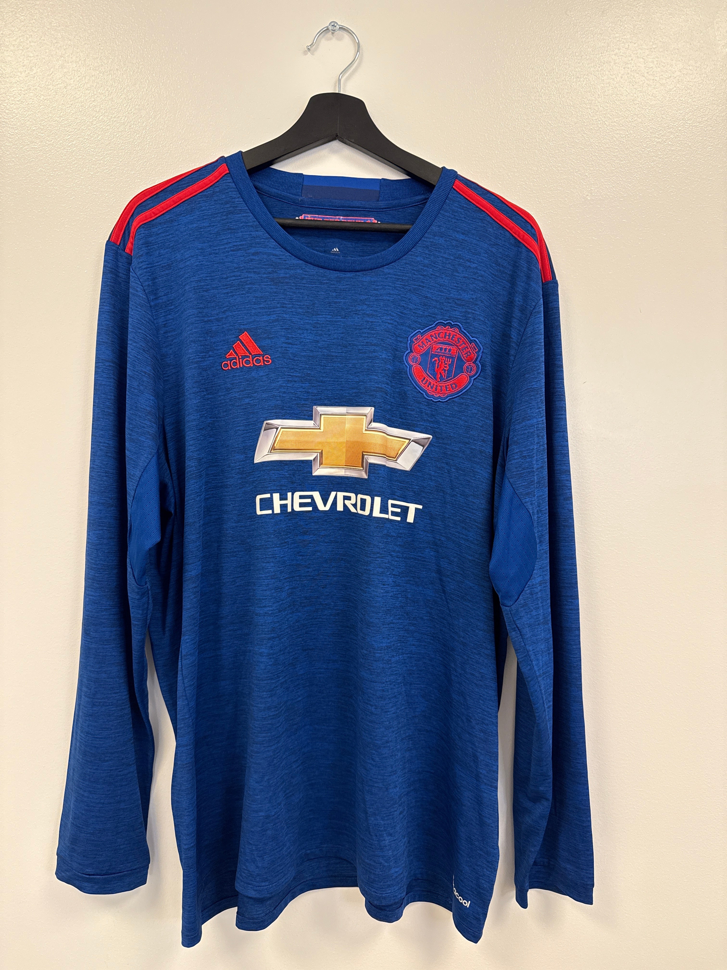 Manchester United Long Sleeve Away Pogba 2016/2017 (XL)