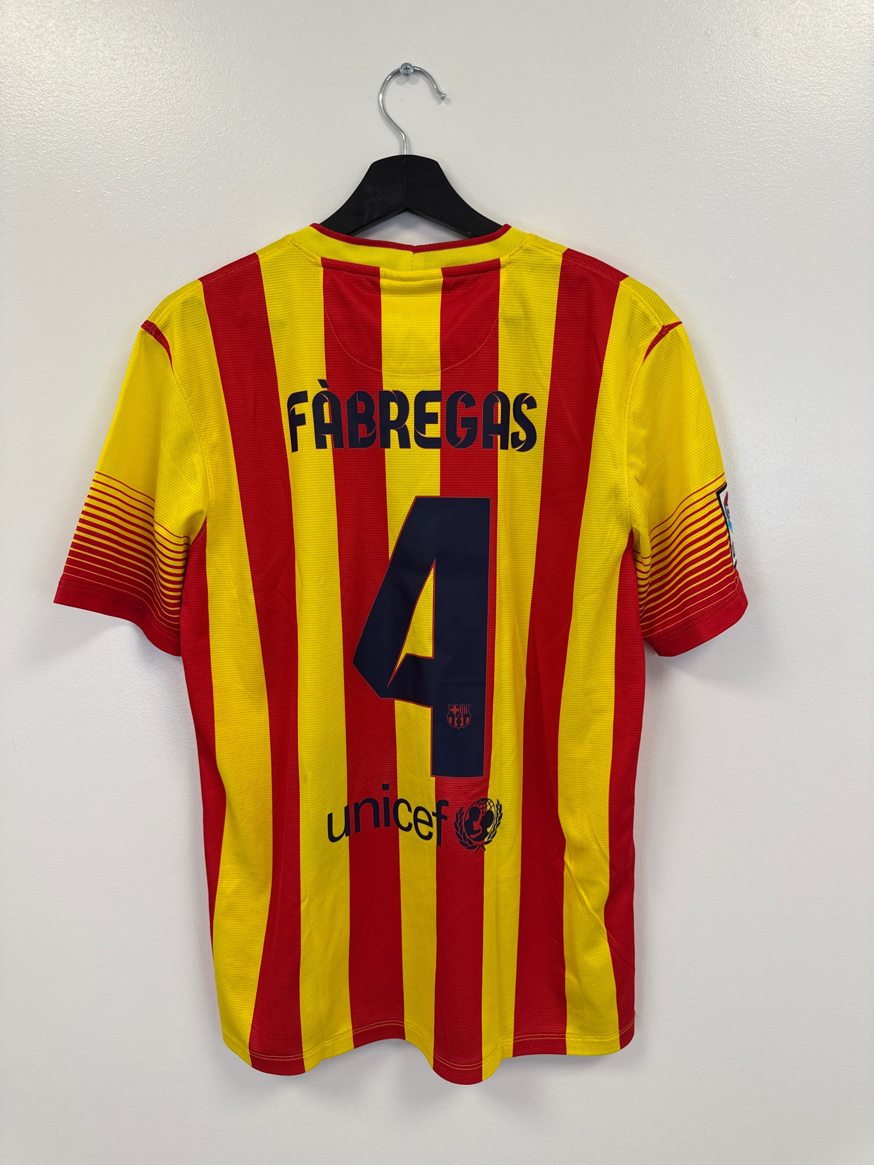 Barcelona Away Fabregas 2013/2014 (M)
