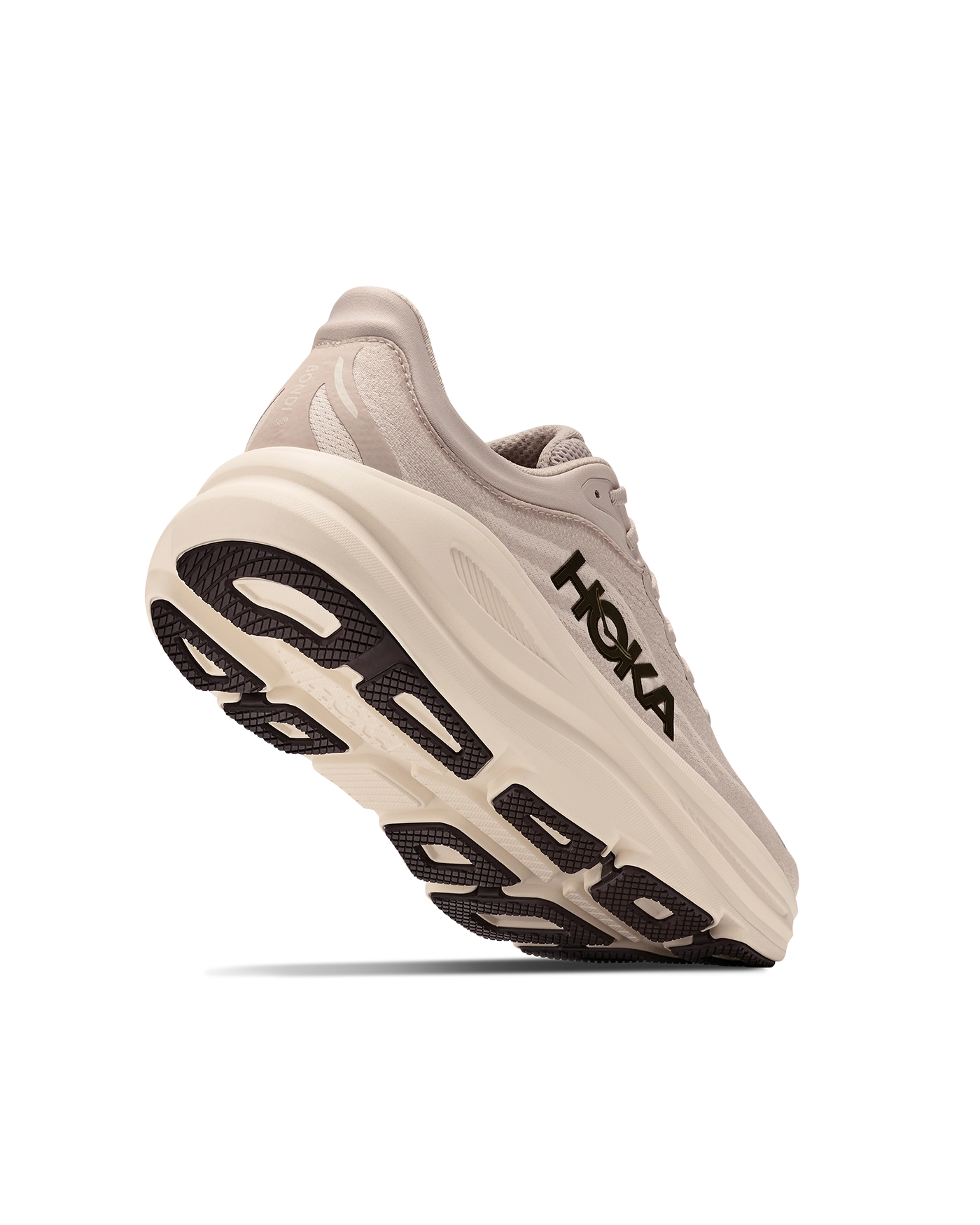 Hoka Bondi 9 River Rock Grey / Alabaster Herre