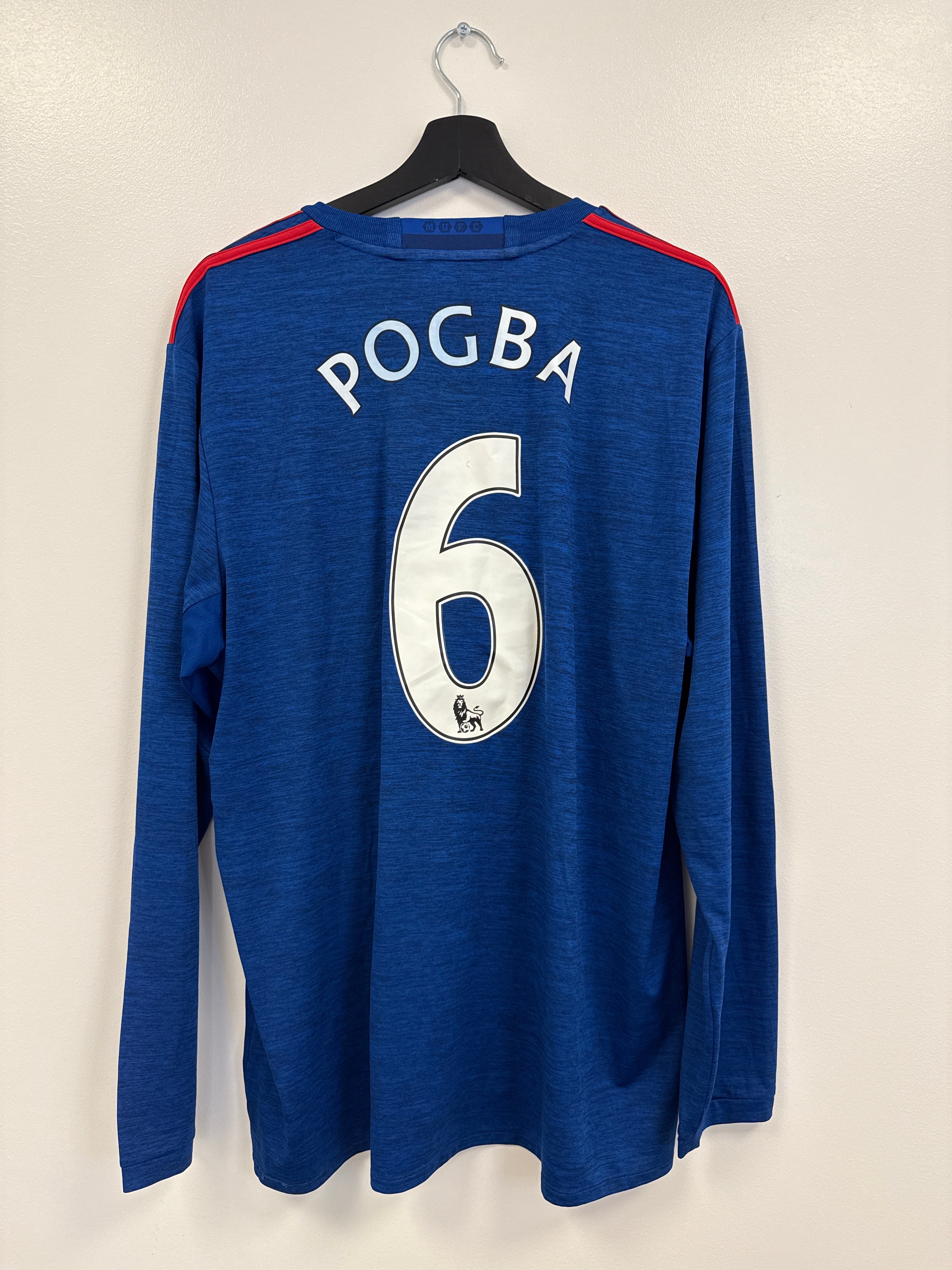 Manchester United Long Sleeve Away Pogba 2016/2017 (XL)