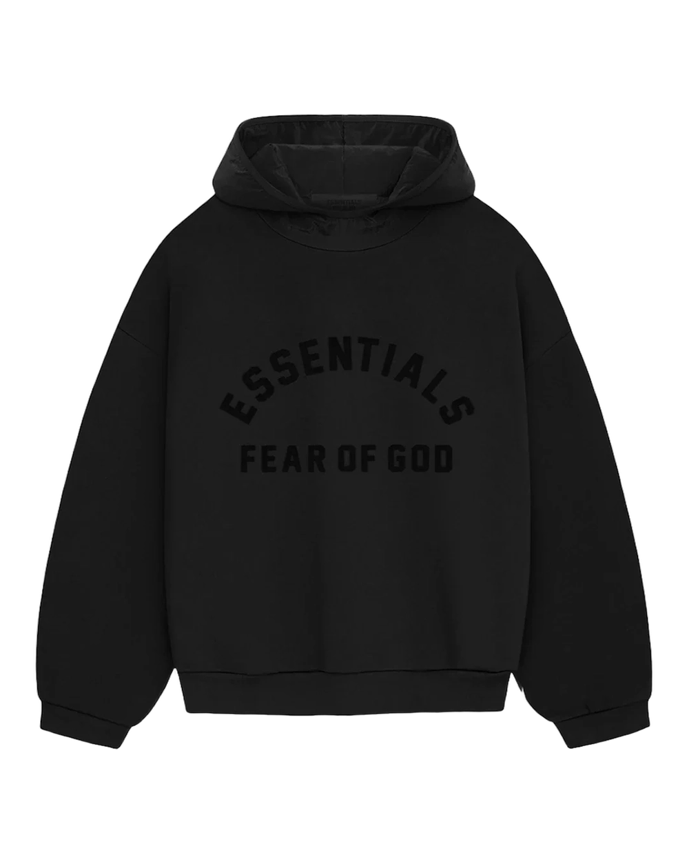 Fear Of God Essentials Hoodie Jet Black