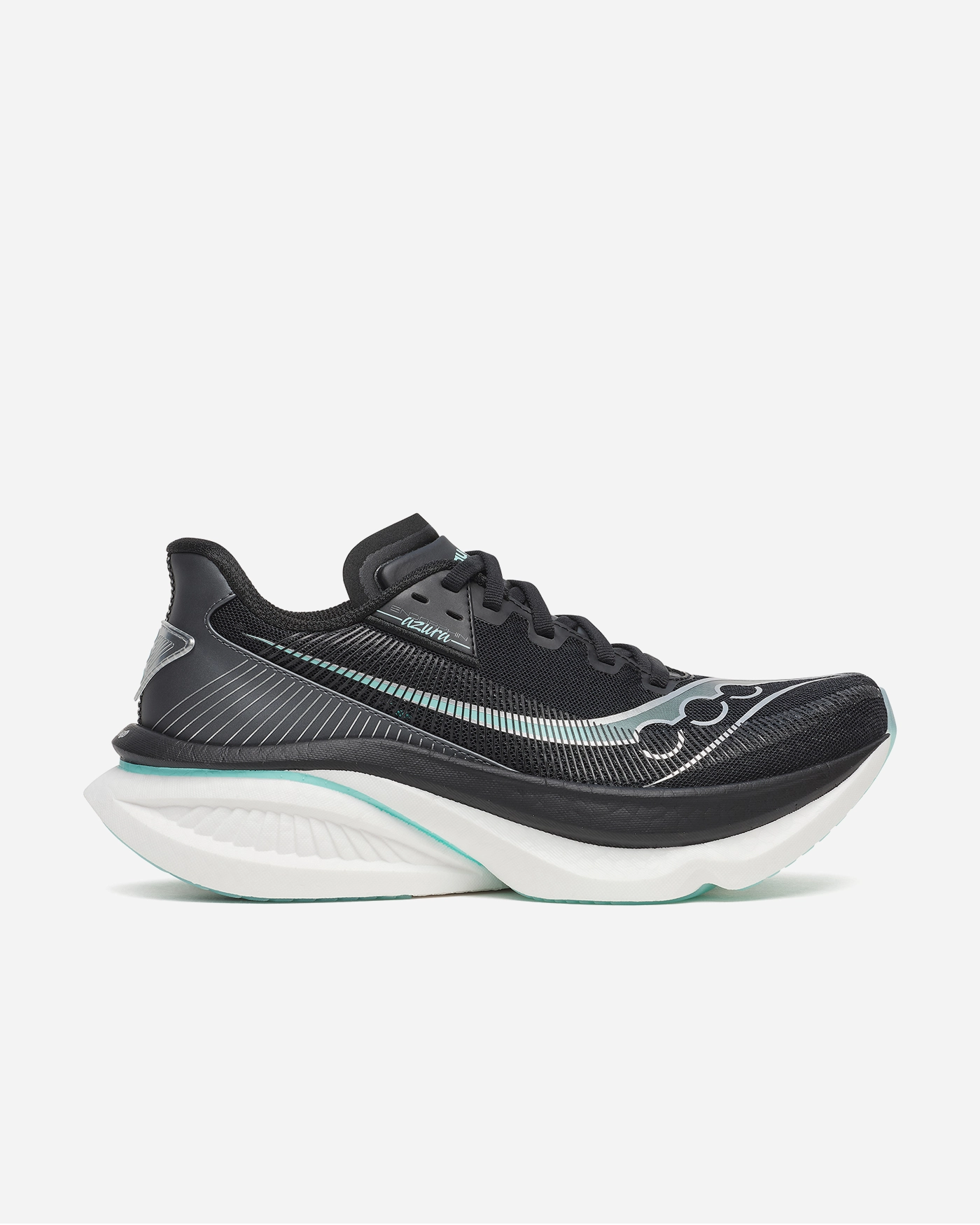 Saucony Endorphin Azura Dame Black/Aqua – Løpesko