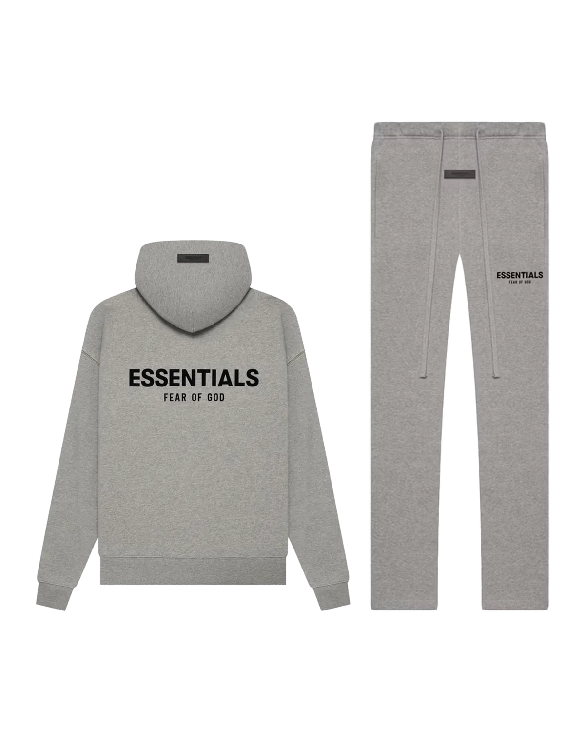 Fear of God Essentials sett Dark Oatmeal: hoodie og relaxed sweatpants