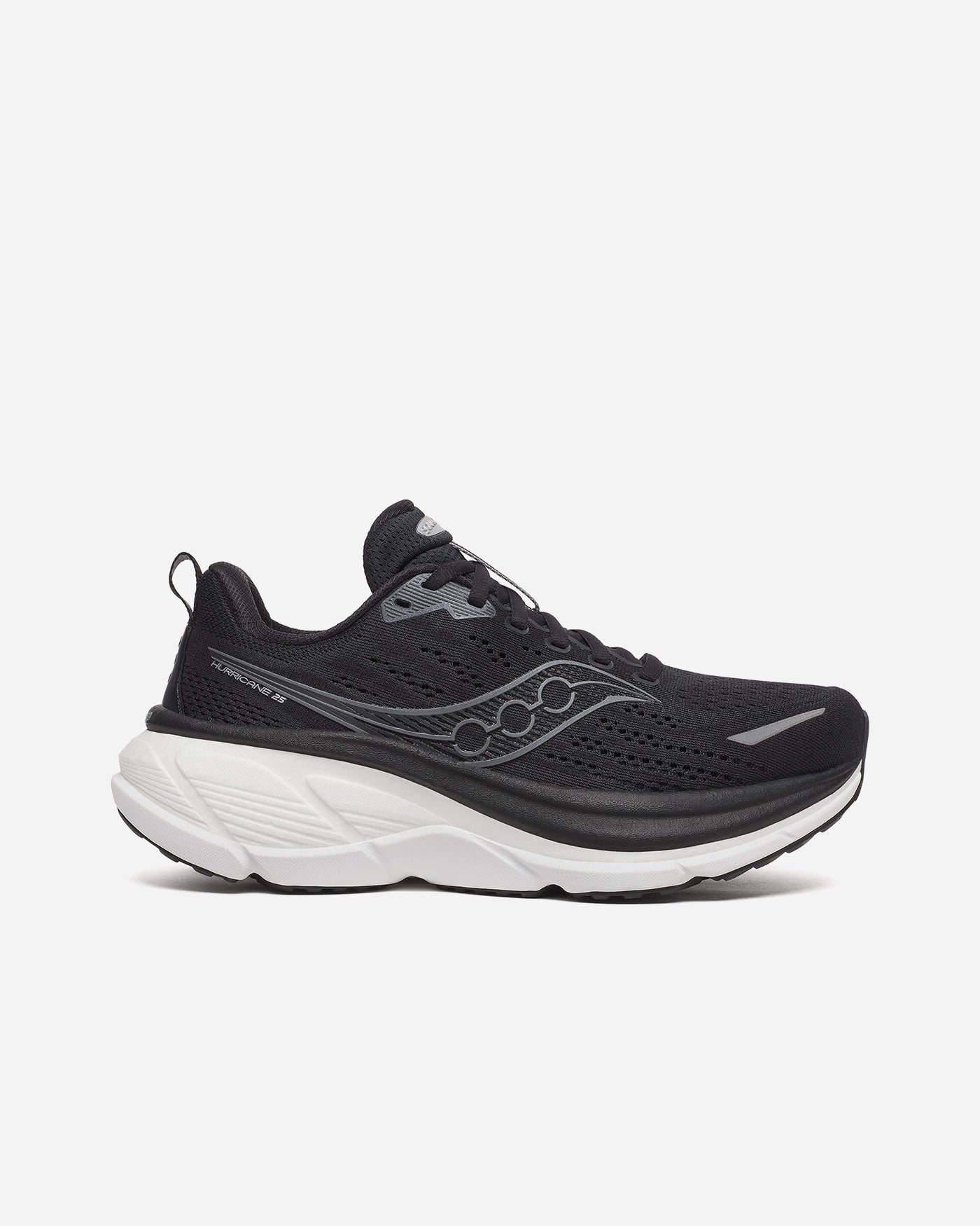 Saucony Hurricane 25 Black/White Dame