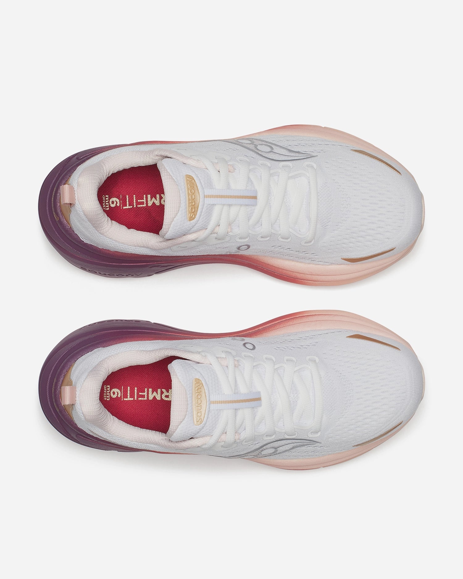 Saucony Hurricane 25 White/Cameo Dame