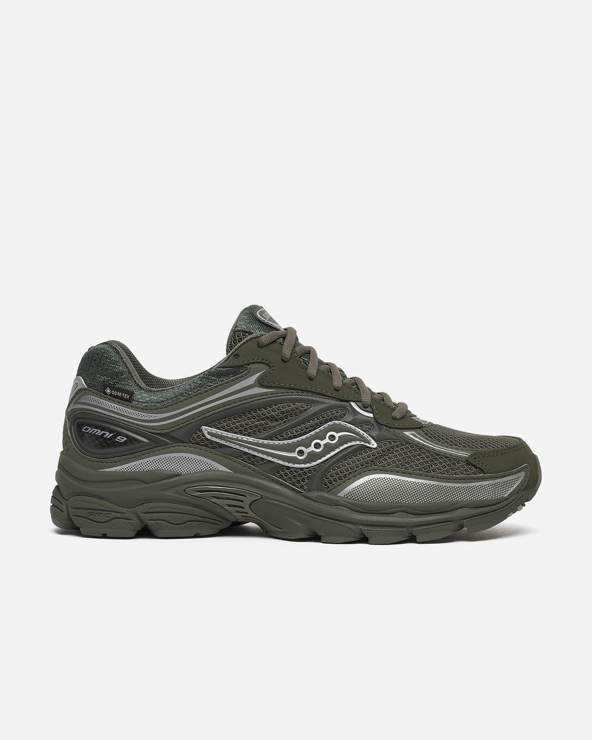 Saucony Progrid Omni 9 GTX Fatigue/Silver