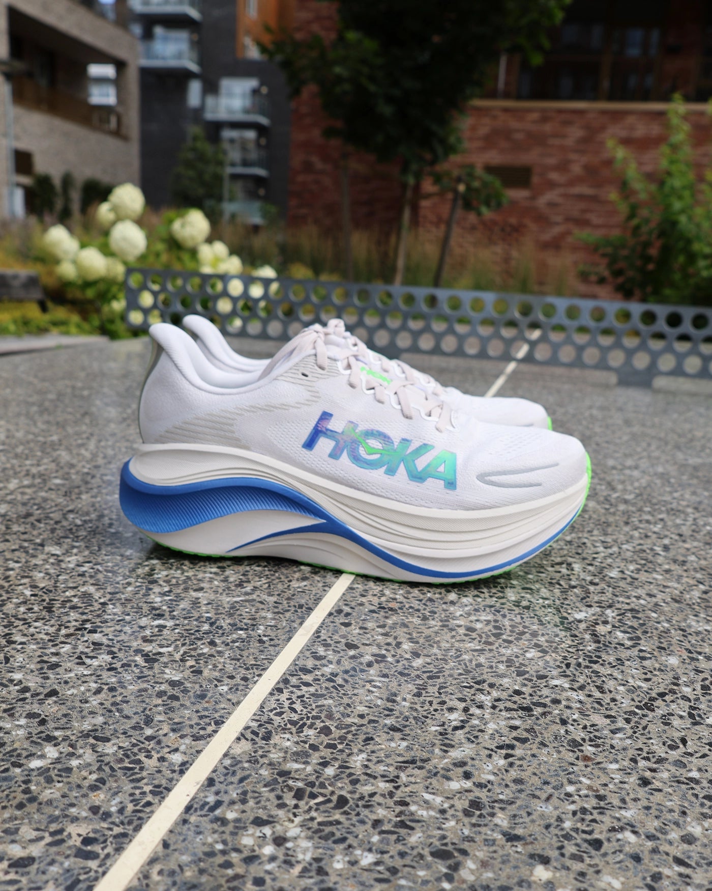 Hoka Skyward X 2 Grout / Cobalt Herre