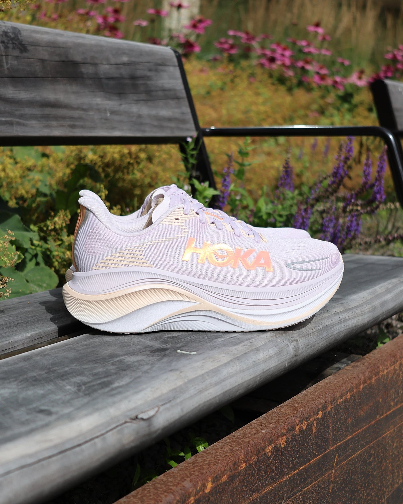 Hoka Skyward X 2 Lilac Cream / Tangerine Glow Dame