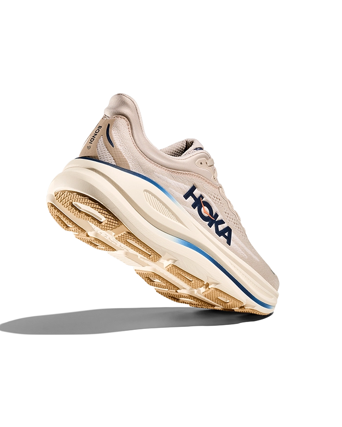 Hoka Bondi 9 Stucco / Grout Herre
