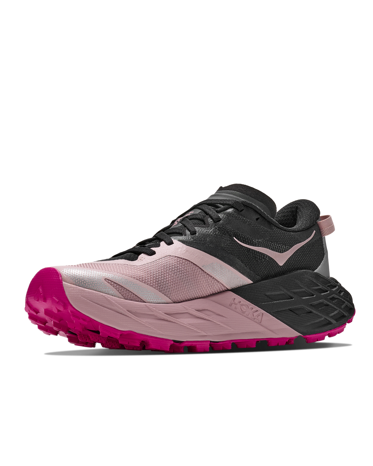 Hoka Speedgoat 7 Black / Pink Opal Dame