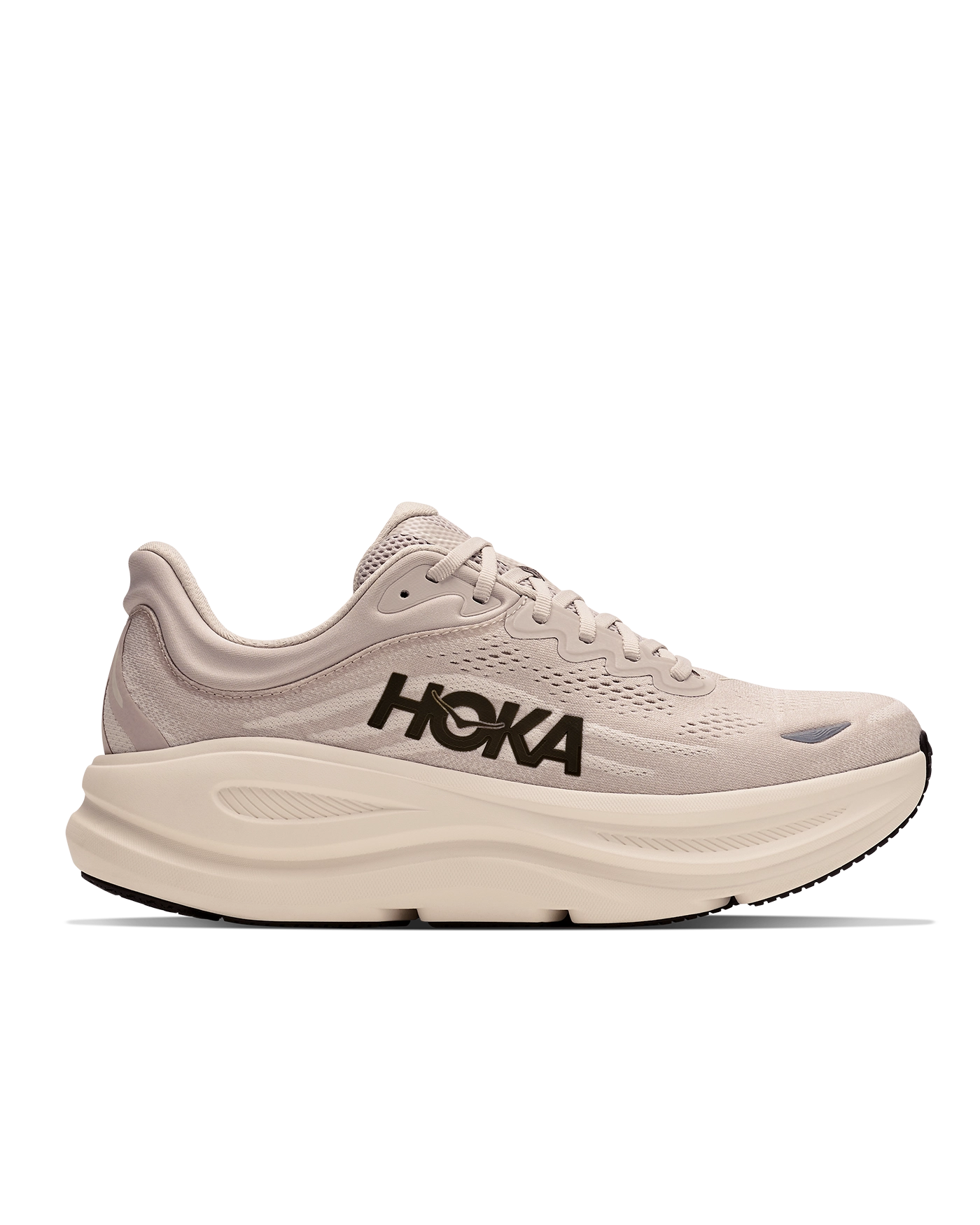 Hoka Bondi 9 River Rock Grey / Alabaster Herre