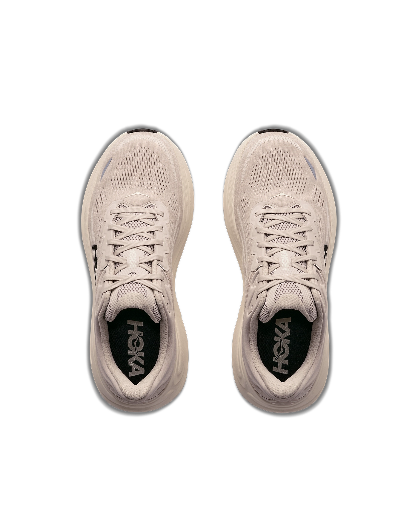 Hoka Bondi 9 River Rock Grey / Alabaster Herre