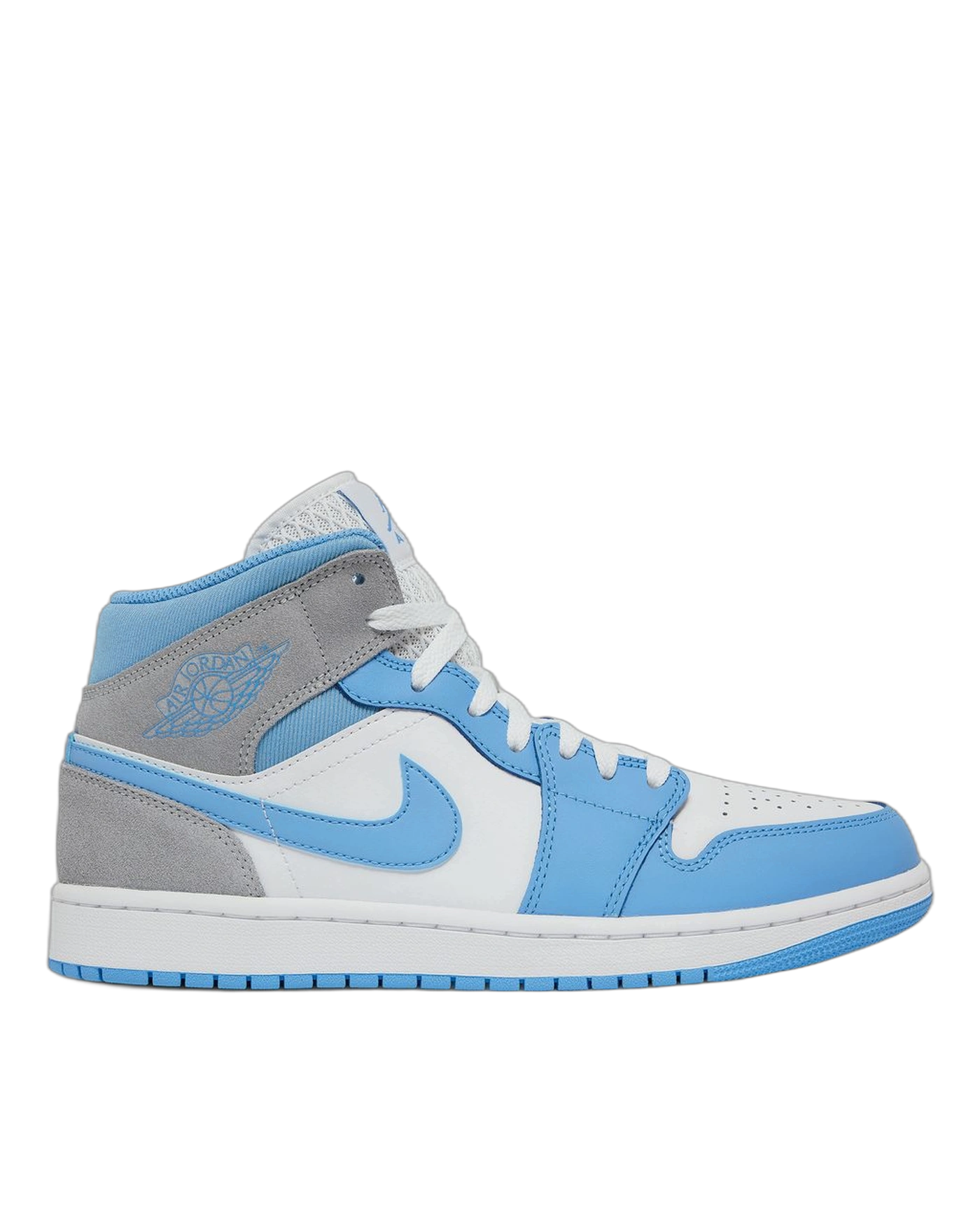 Air Jordan 1 Mid Se White / Blue Herre