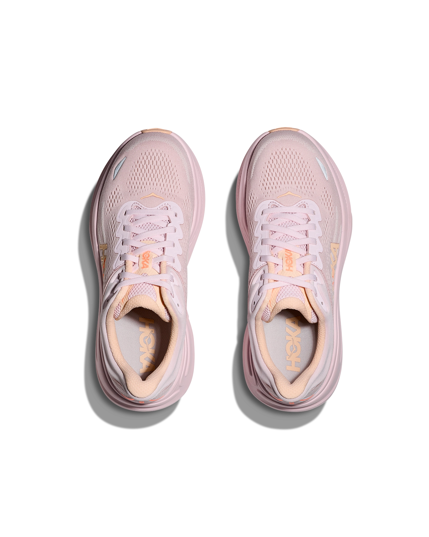 Hoka Bondi 9 Lilac Cream / Tangerine Glow Dame
