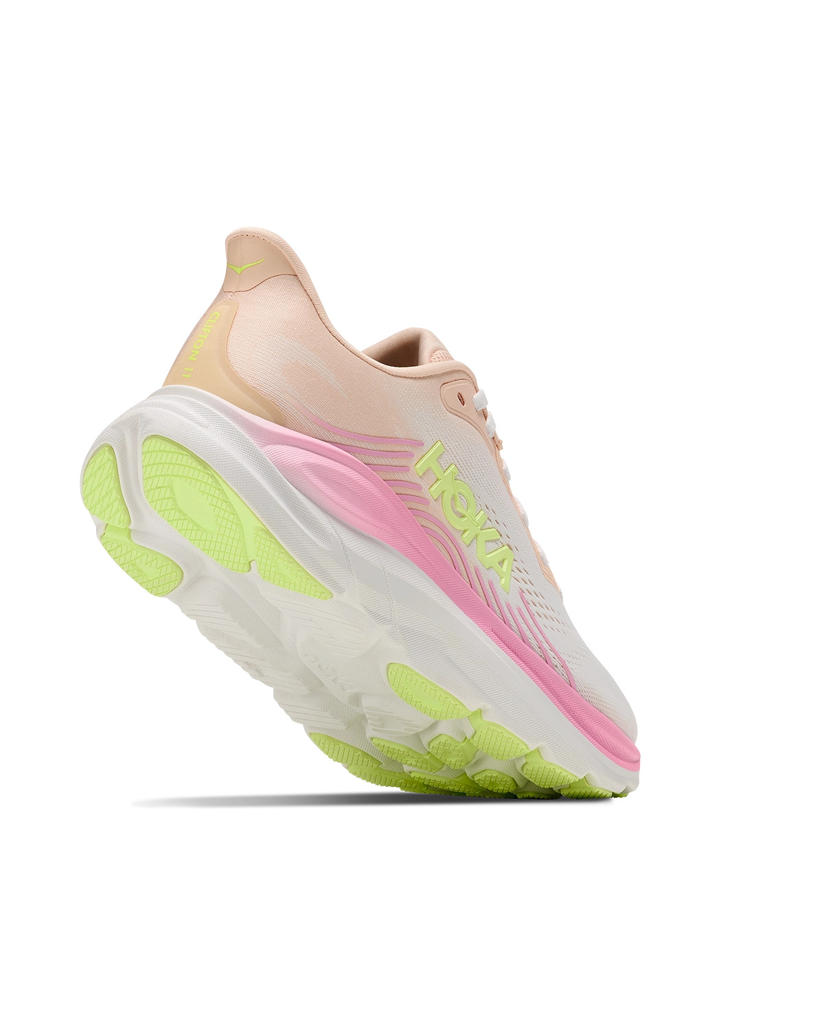Hoka Clifton 11 Tangerine Glow / White Dame