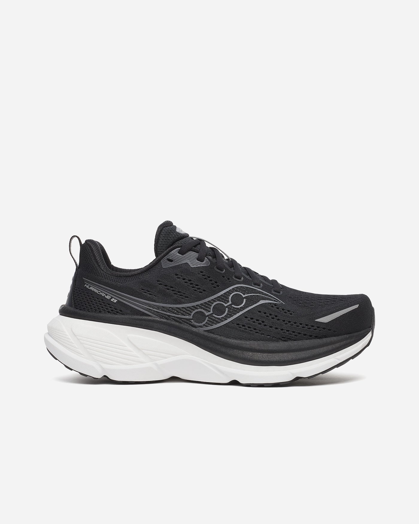 Saucony Hurricane 25 Black/White Herre
