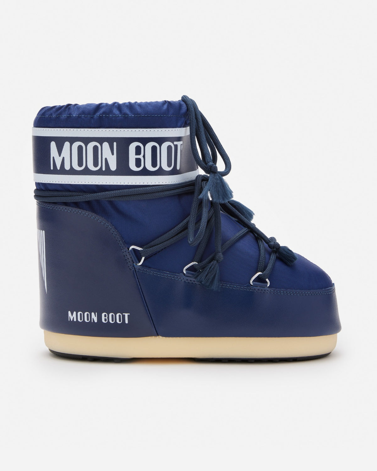 Moon Boot Icon Low Nylon Blue, lav vinterstøvel i nylon