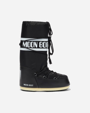 Moon Boot Icon Nylon Black, klassisk vinterstøvel i nylon