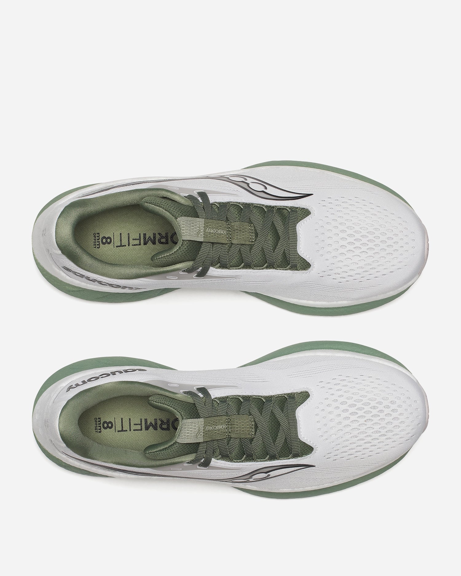 Saucony Ride 18 White / Olivine