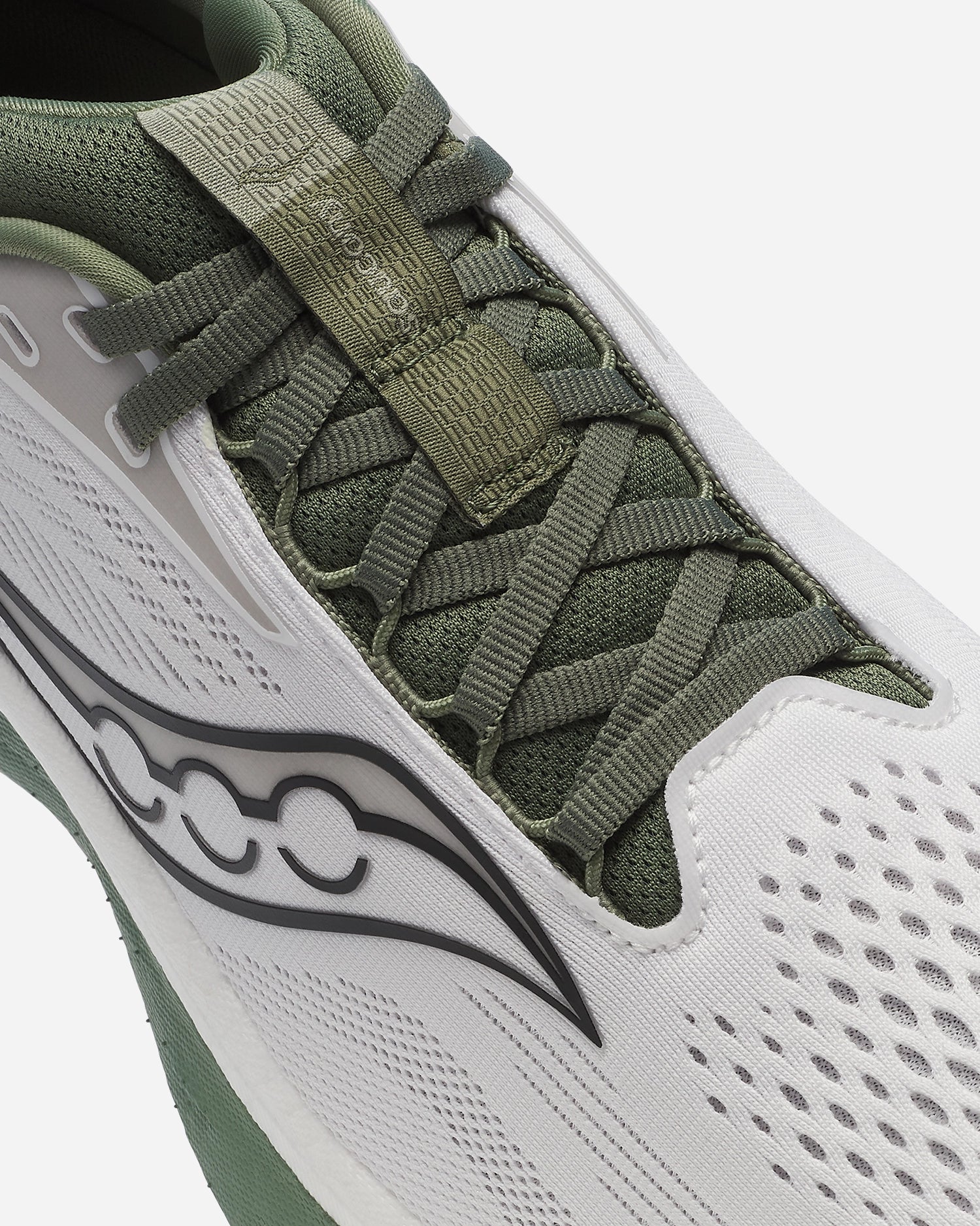 Saucony Ride 18 White / Olivine
